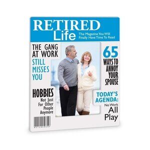 RETIRED Magazine Frame
